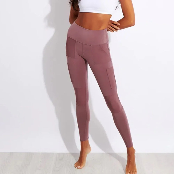 ALO Yoga Pants - Alo Yoga Women’s High Waisted Blush Pink Cargo Leggings Pants Sz XS